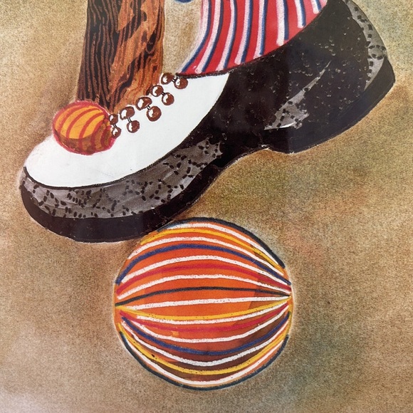 Kathleen A Wilson's 1990 "On the Ball" Print Signed and Dated - Picture 7 of 11